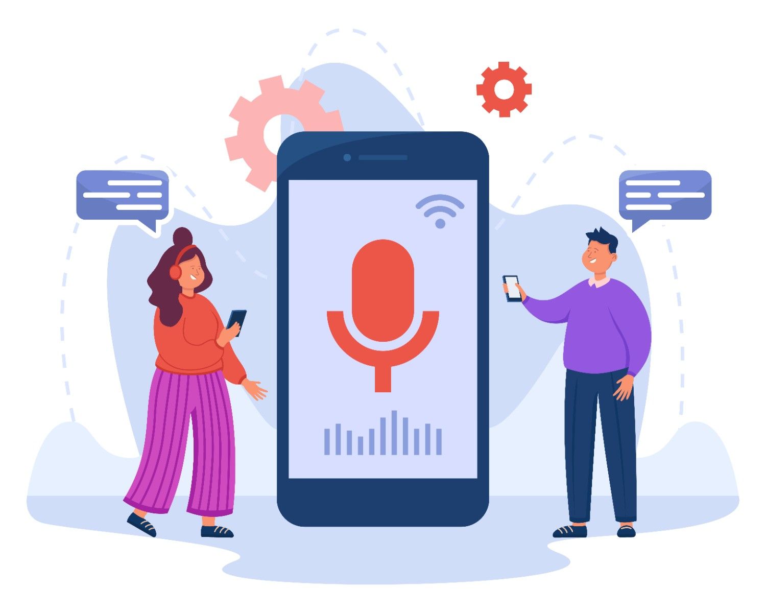 web application solution with voice app