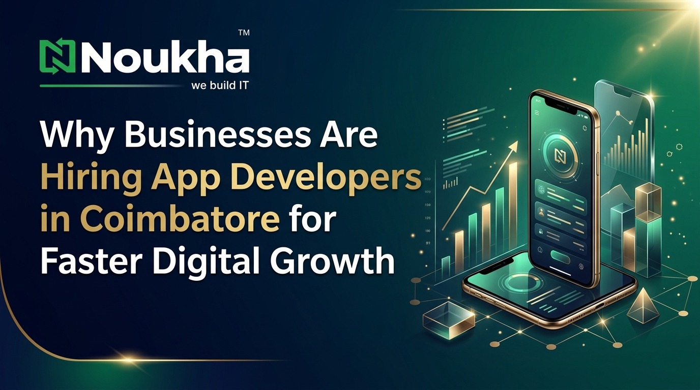 Businesses hiring app developers in Coimbatore for faster digital growth and mobile app development solutions