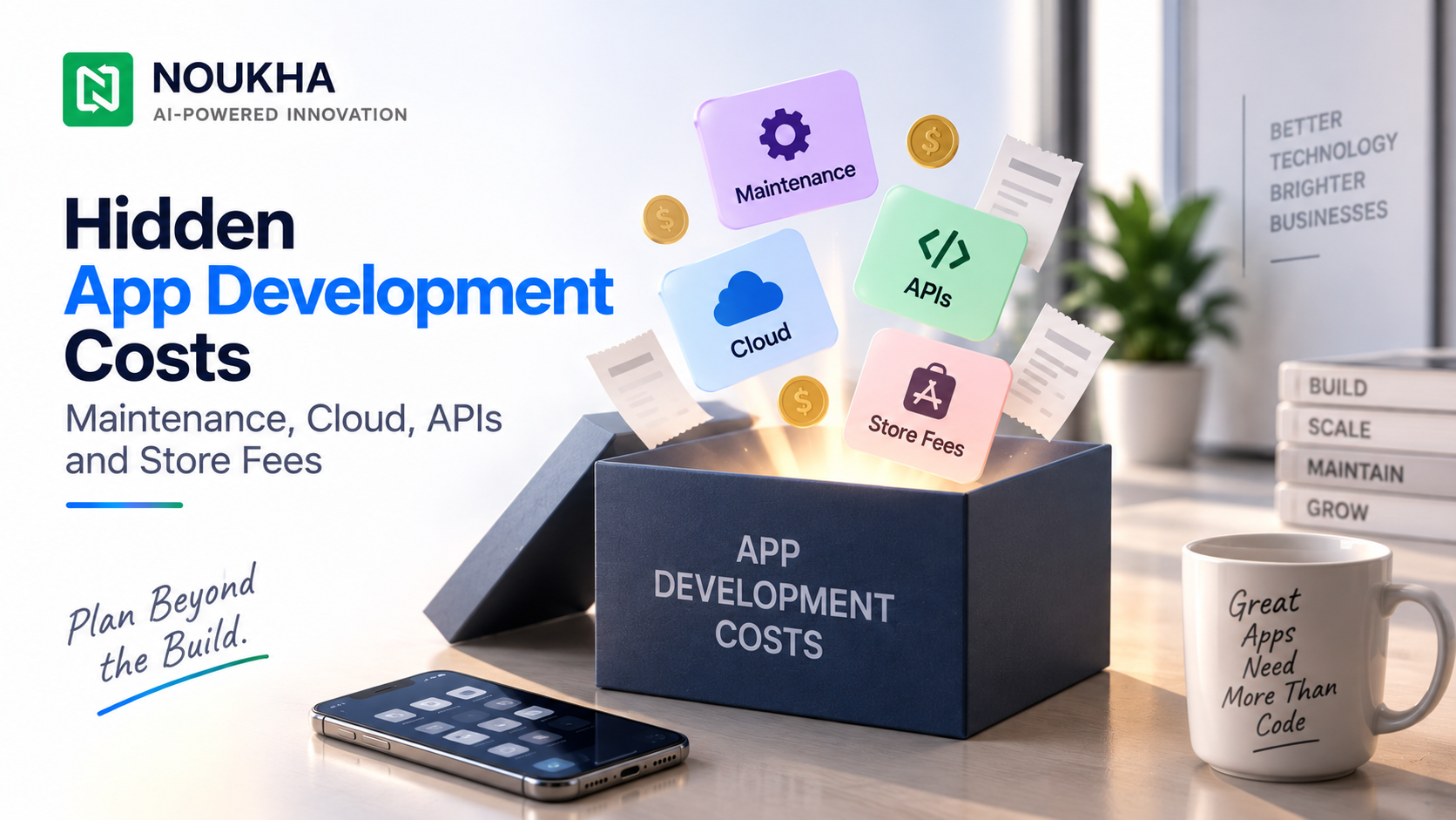 Hidden App Development Costs: Maintenance, Cloud, APIs and Store Fees