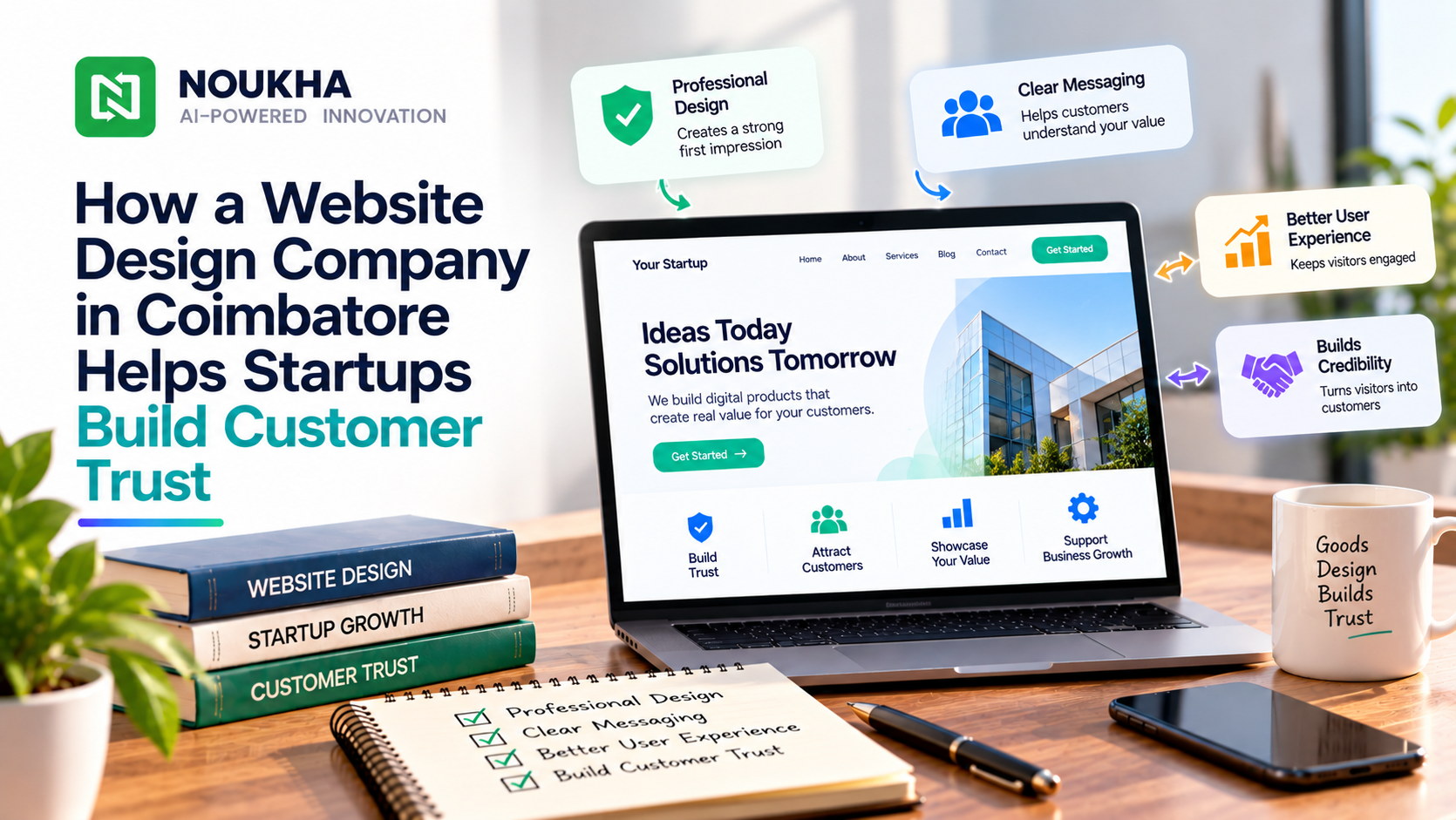 Website design company in Coimbatore helping startups build customer trust